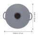 thumbnail image 2 of unbranded 1Ud Tapadera De Silicona Para Cocina Con Aislamiento Y Antiderrames, 2 of 7