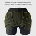 thumbnail image 4 of Pantalones Cortos De Almohadilla, Almohadillas 3D De Protección De La Cadera Eva Para Patinar Snowboard Ski, 4 of 7