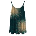 thumbnail image 4 of Puntoco Blusas sin mangas para mujer, blusas casuales de moda para mujer, camisetas holgadas estampadas, camisolas de cuello redondo, 4 of 5