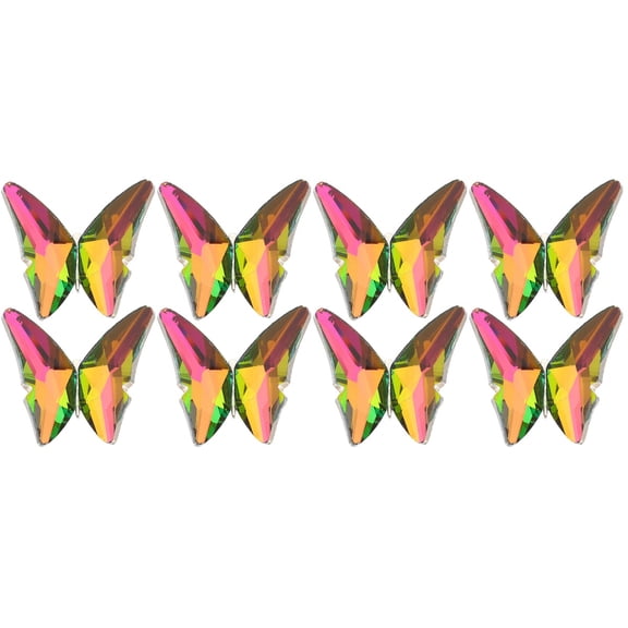 Raindrops  4 Pieces Embellishments Clothing Jewelry Decoration Clip Shiny Applique Shirt