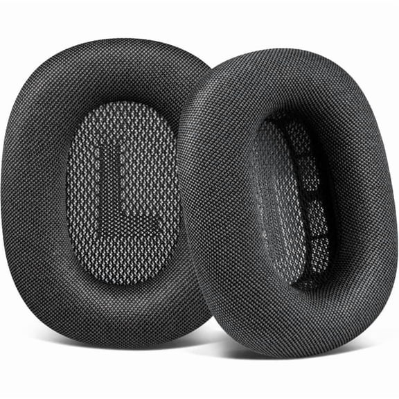 Replacement Earpads for Airpods Max Over-Ear Headphones, Ear Pads Cushions with Durable Mesh Fabric, Softer Foam - Space Gray