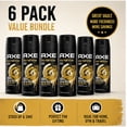 thumbnail image 2 of AXE Gold Temptation Men’s Deodorant Body Spray, 48H Freshness Protection, Long-Lasting Scent, 150ml Aerosol Spray, 6 Pack, 2 of 7