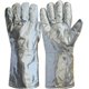 thumbnail image 2 of Guantes de Trabajos de soldadura de seguridad aluminizados resistentes al calor de alta temperatura guantes con aislamiento de papel de aluminio de 38cm/14,96", 2 of 5