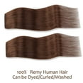 thumbnail image 5 of SEGO Clip in Hair Extensions Human Hair 3/4 Full Head 100% Real Remy Thick Hair Extensions Silky Straight Balayage Blonde Hair Pieces, 5 of 9