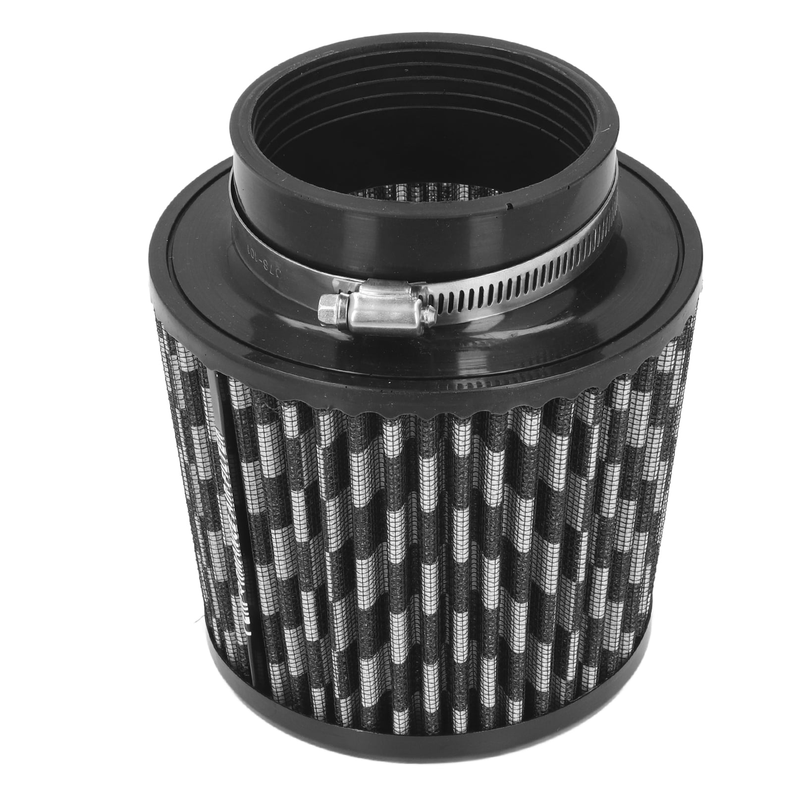 3.5" BLACK 89mm Truck Long Performance High Flow Cold Air Intake Cone Dry Filter 
