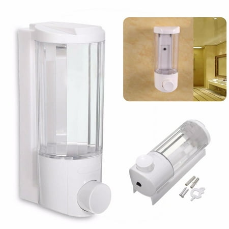 400ml Soap Dispenser Wall Mounted Bathroom Shower Body Lotion Shampoo Liquid 400ml Soap Dispenser Wall Mounted Bathroom Shower Body Lotion Shampoo Liquid