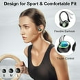 thumbnail image 5 of Wireless Earbuds Sports, Bluetooth 5.4Headphones Hifi Stereo, 50H Playback Over-Ear buds with ENC Noise Cancelling Mic, Earphones with Earhooks, IP7 Waterproof Fitness Headset for Gym Running Workout, 5 of 7