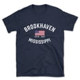 thumbnail image 1 of Brookhaven Mississippi Patriot Men's Cotton T-Shirt, 1 of 1