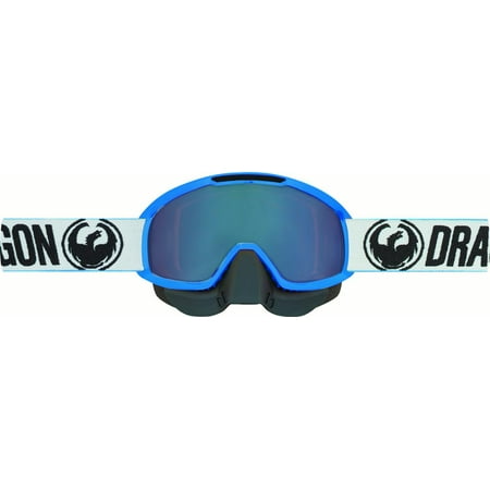 Dragon Flashing Antenna - Dragon MDX2 Factory Snow Goggles Luma Flash Blue Ion Lens