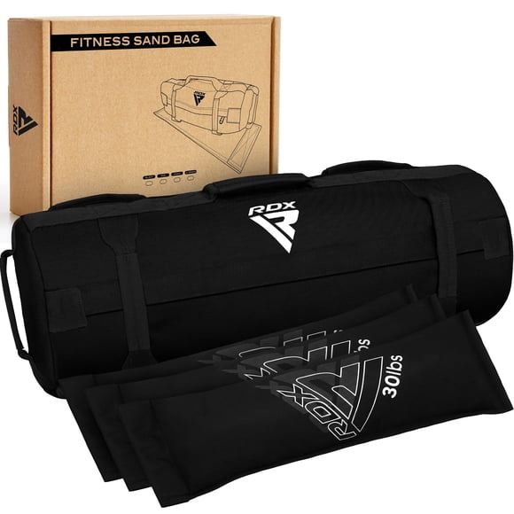 Bolsa eléctrica Sandbag RDX Fitness con pesas, 2,3 a 90,7 kg
