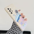 thumbnail image 4 of Compatible with Samsung Galaxy A13 Astronaut Case Women Girls Candy Color Cute Case Camera Lens Full Protection Soft Silicone Case for Samsung Galaxy A13 5g 6.5 inch (White b), 4 of 6