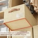 thumbnail image 4 of Paquete de 4 Organizador de closet ropa, organizadores para cajones de ropa, equipada con ranuras para tarjetas de PVC, plegable, con compartimentos y asas, ideal para camisas, vaqueros, 4 of 7
