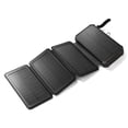 thumbnail image 4 of Solar Power Bank 20000mAh, PD15W Fast Charging Solar Charger with 4 Built-in Cables & Wireless Charging, Portable Solar Charger for Cell Phone, Solar Battery Pack for Camping (Orange), 4 of 9