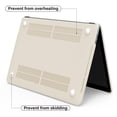 thumbnail image 5 of IBENZER 2024 2023 MacBook Pro 13 Inch Case 2022-2016 M2/M1 A2338 A2289 A2251 A2159 A1989 A1706 A1708, Hard Shell Case with Keyboard Cover for Apple Mac Pro 13 Touch Bar, Rocky Gray, T13RKGY+1, 5 of 7