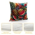 thumbnail image 4 of COMIO Pineapple Watermelon Throw Pillow Covers Pillow Cover with Zipper Throw Pillow Cases Double Sided Plush Pillow Covers Decorative Throw Pillows Covers for Couch Living Room Bedroom, 4 of 5