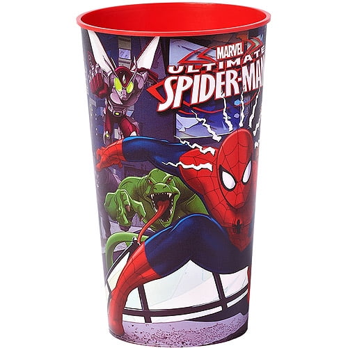 Spider-Man 44 oz. Plastic Party Cup, Party Supplies - Walmart.com ...