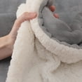 thumbnail image 3 of MOSHU Sherpa Bed Blankets Double Reversible Fluffy for Bed Warm Soft Twin Flannel Fleece Blankets, 3 of 6