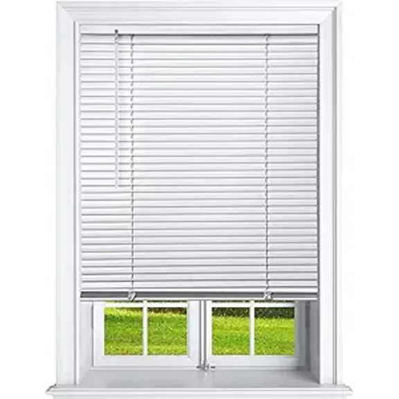 Cordless 1 Inch Window Blinds, Mirrotek Cordless Blinds Light Filtering Mini Blinds 30 x 64