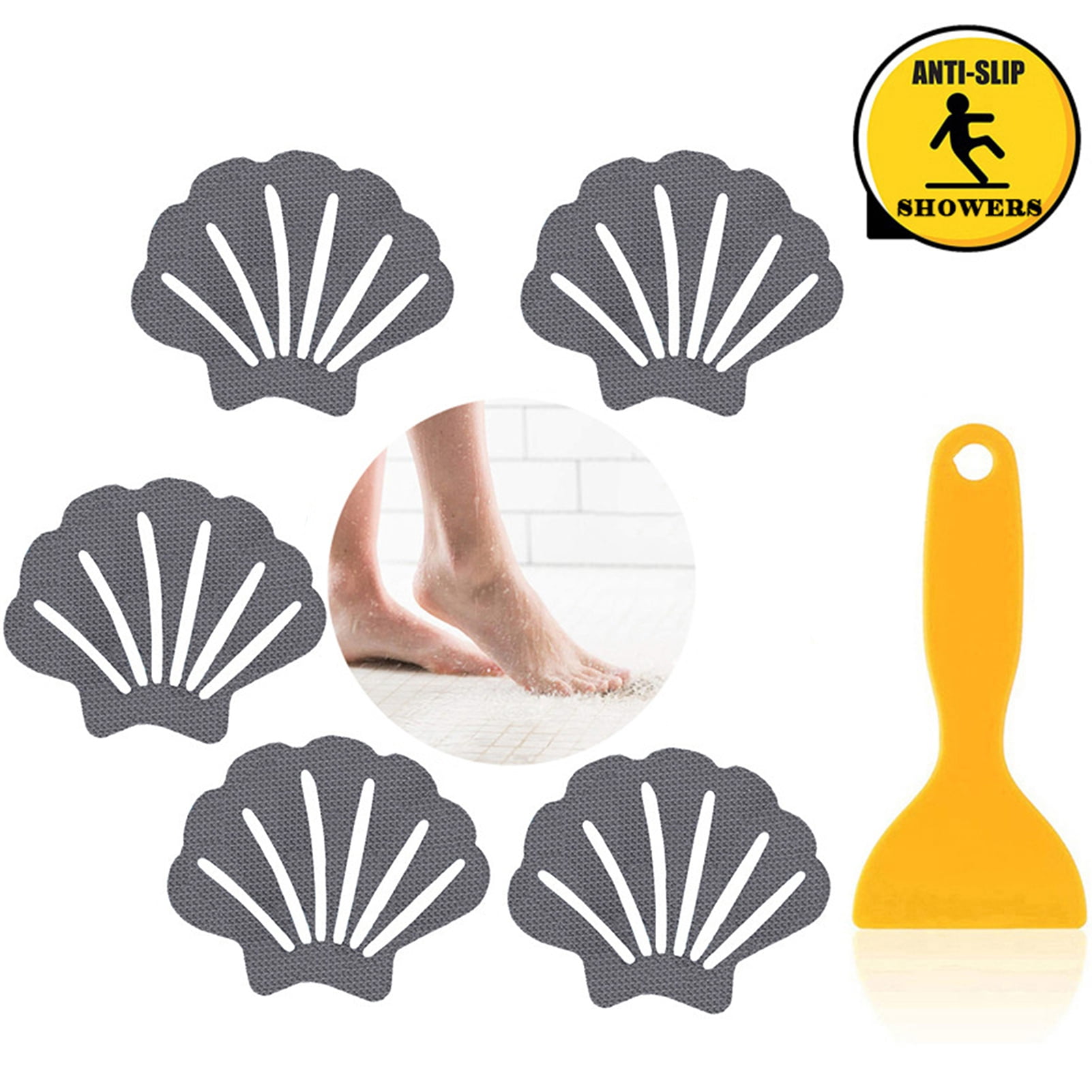 Zruodwans Shower Floor Safety Stickers Bathtub Nonslip Stickers
