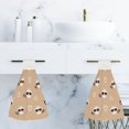 thumbnail image 6 of Hanging Towels 2 Pcs, Dish Towels Cute Raccoons and Hearts Absorbent Hand Towels with Hanging Loop Washcloth for Bathroom Kitchen, 6 of 6