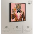 thumbnail image 2 of Tiger Bellini Suit Canvas Tiger Glam Wall Art by Art Remedy, Black Frame, 24" x 30", 2 of 7