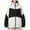 White, variant on Coats for Women Long Sleeved Casual Solid Color Splicing Interchange Jacket,Womens Coats Plus Size Black XL