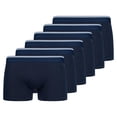 thumbnail image 1 of SKINY Calzoncillos bóxer para hombre, paquete de 6 - Pantalones Algodón Multipack, ropa interior, pantalones, unicolor Azul XXL (XX-Large), 1 of 6