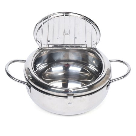 

Deep Fryer Pot 304 Stainless Steel With Temperature Control And Lid