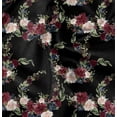thumbnail image 1 of Soimoi Green Poly Georgette Fabric Peony Floral Decor Fabric Printed Yard 42 Inch Wide, 1 of 6