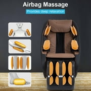 BestMassage Shiatsu Massage Chairs Full Body and Recliner Zero Gravity Massage Chair Electric with built-in Heart Foot Roller Air Massage Easy To Move For Home Office, Black