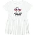 thumbnail image 3 of Inktastic Military Homecoming Welcome Home Daddy Girls Baby Dress, 3 of 5