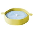 thumbnail image 2 of Foldable Silicone Popcorn Bucket, Heat Resistant and Food Grade Material Easy to Store Cyan Portable Plastic Popcorn Container for Kitchen, 2 of 7