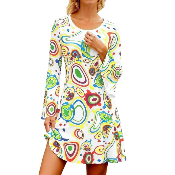 Product Category Apparel Court Style Title Hippie Style Floral Print Dress For 70s Bohemian Gown Elegant Fair Attire