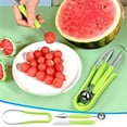 thumbnail image 1 of mtvxesu Three In One Fruit Digging Machine Stainless Steel Factory Digging Fruit Machine Carving Machine Separator Kitchen Small Tools Discount, 1 of 4