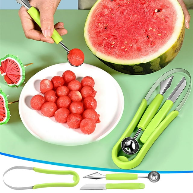 mtvxesu Three In One Fruit Digging Machine Stainless Steel Factory Digging Fruit Machine Carving Machine Separator Kitchen Small Tools Discount