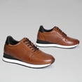 thumbnail image 6 of CMR CHAMARIPA Casual Elevator Shoes For Men - Luxury Brown Cowhide Leather Shoe That Make You Taller 3.15 Inches / 8 CM, 6 of 9