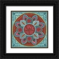 thumbnail image 1 of Shamp, Cindy 15x15 Black Ornate Wood Framed with Double Matting Museum Art Print Titled - Love Grows Here, 1 of 4