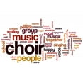 thumbnail image 2 of Music Choir Word Cloud Wall Decal Wallmonkeys Peel and Stick Graphic (48 in W x 32 in H) WM502556, 2 of 4