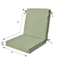 thumbnail image 6 of Better Homes & Gardens 44" x 20" Outdoor Chair Seat Cushion, 1-Piece, Green, 6 of 9