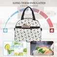 thumbnail image 4 of Balery Farm Roosters Bolsa de Almuerzo Impresa, Caja de Almuerzo Reutilizable, Bolsa Térmica Aislada para Almuerzo, Bolsa Antiderrames, 4 of 7