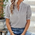 thumbnail image 3 of Usted Es Más Que una Camisa de Puntuación de Prueba, Cuello en V de Manga Corta Suelta, Camisa para Mujeres, 3 of 5