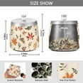 thumbnail image 2 of Yayeee Ashtray with Lid for Cigarette Smokeless Stainless Steel Home Ash Holder, Yellow Autumn Leaves, 2 of 7