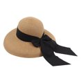 thumbnail image 5 of Ycuke Womens Straw Hat Floppy Sun Hat Floppy Sun Hats for Women Big Floppy Sun Hats for Women Summer Hats for Women Panama Hats for Women Woven Hat Straw Beach Hat Coffee One Size, 5 of 7