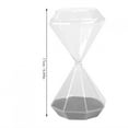 thumbnail image 2 of Reloj de arena gris Reloj de arena 15 minutos, innovador adorno de escritorio de reloj de arena en forma de diamante, para estudio Gadgets de cocina, regalo de Halloween, regalo de Halloween para ni?o Khall JY35475, 2 of 6