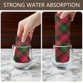 thumbnail image 4 of Christmas Kitchen Towels Set of 2-Tree & Plaid & Snowflakes Leaf Printed Tea Towels(18x26 inch)-Absorbent Cotton Home Decor for Christmas,Housewarming Gifts., 4 of 7