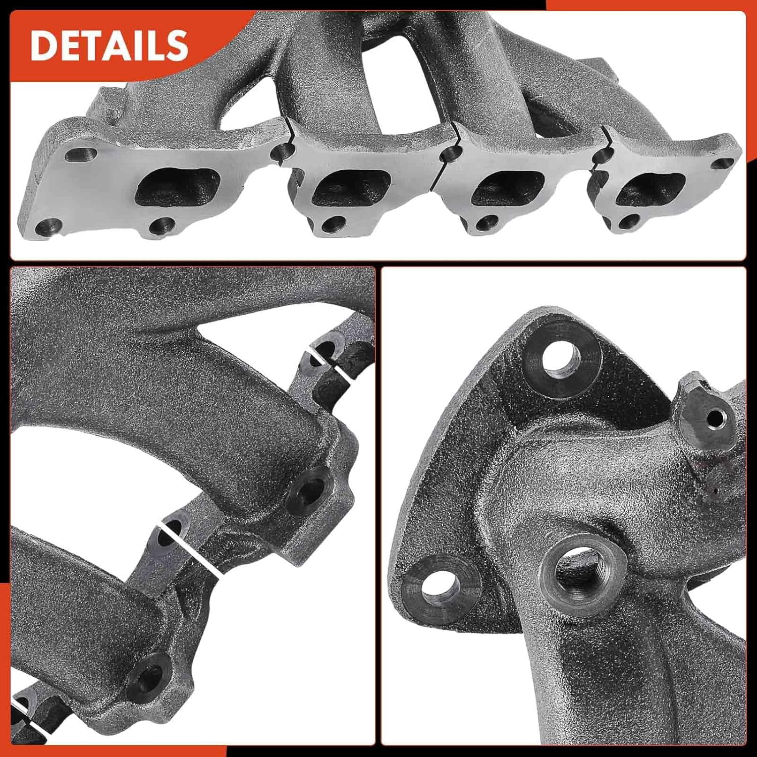 A-Premium Engine Exhaust Manifold Kit W/Gaskets & Bolts & Nuts [DOHC 4Cyl 2.4L] Compatible with Chevrolet Equinox 2013-2014 Captiva Sport 2013-2015 & GMC Terrain 2013-2014 674-561