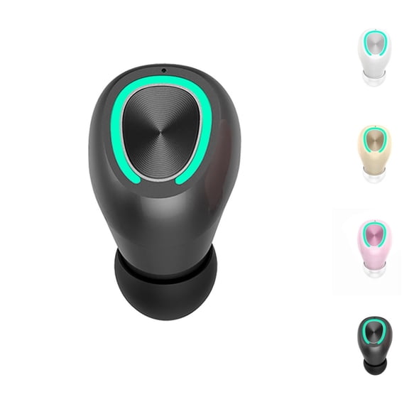 Mini Invisible Single Bluetooth Earbud Wireless In-Ear Headset with Mic for Sport
