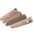 thumbnail image 4 of 5D Simulation Finger Model Realistic Looking Ergonomic Design Reusable Super Soft Easy to Clean Practice Manicure Skills Silicone, 4 of 10