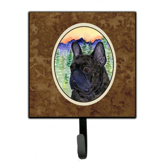 Carolines Treasures French Bulldog Leash or Key Holder Single Hook multicolor