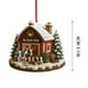 thumbnail image 3 of Chicken Farm Ornaments 2025 Wooden Chicken Coop Christmas Ornament For Lovers Farm Ornaments, 3 of 5